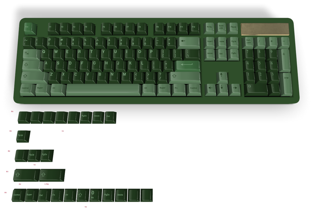 Custom keyboard #203 - Diykeycap