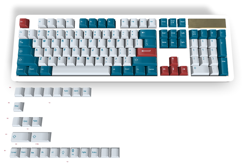 Custom keyboard #227 - Diykeycap