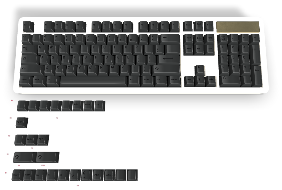 Custom keyboard #222 - Diykeycap