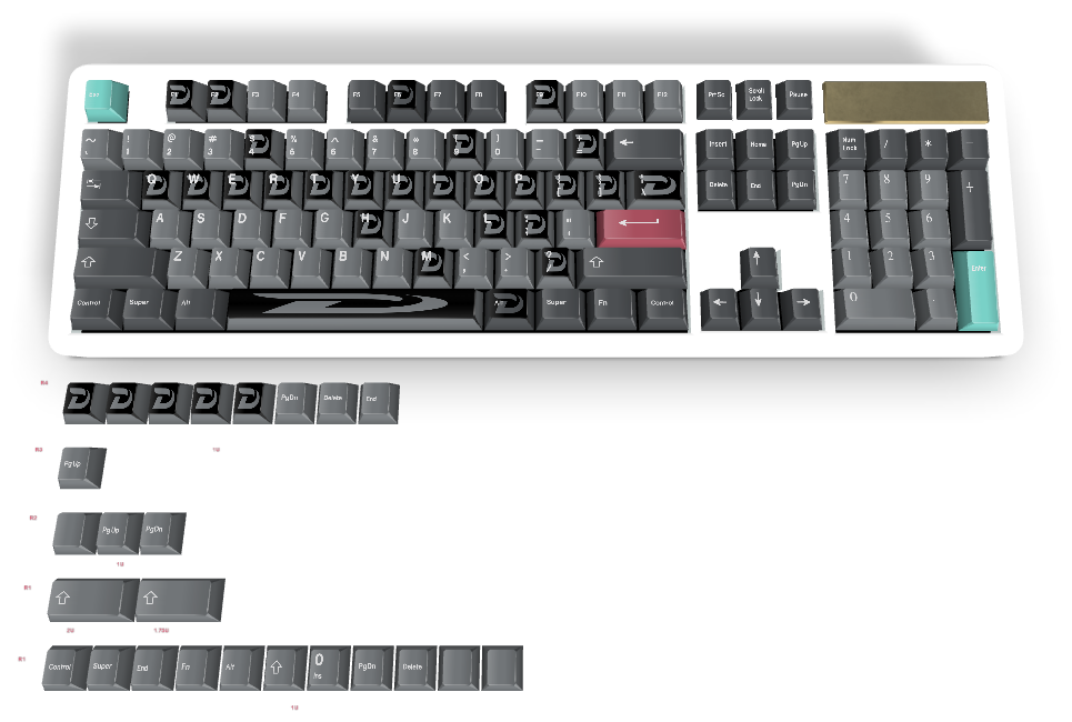 Custom keyboard #233 - Diykeycap