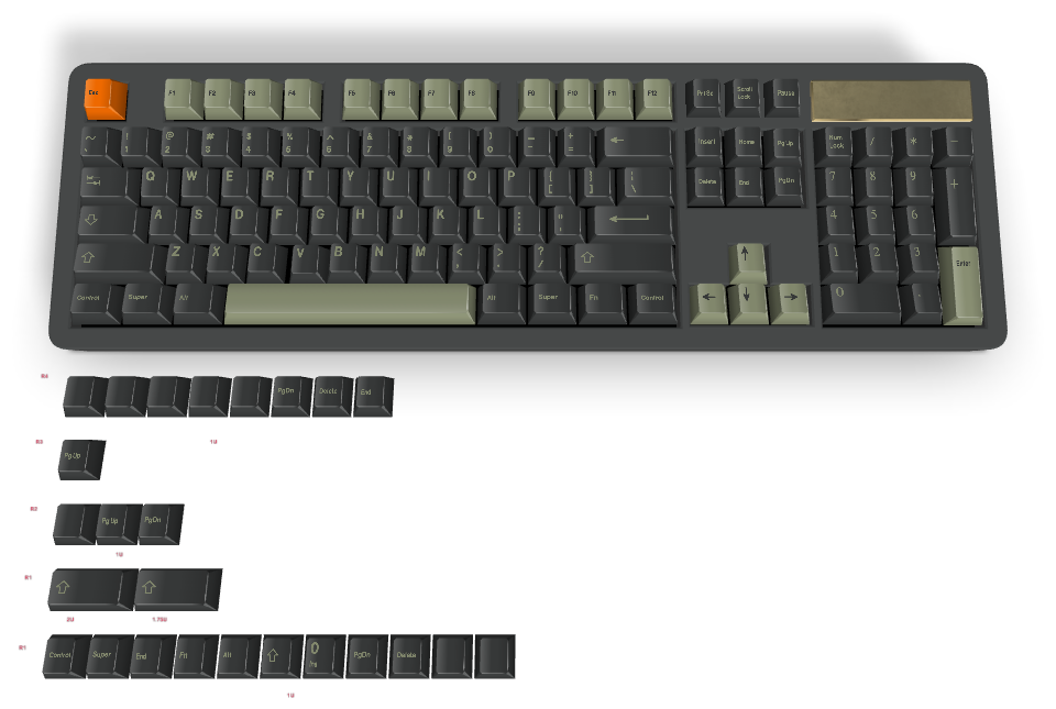 Touche personnalisée #3084 - Diykeycap