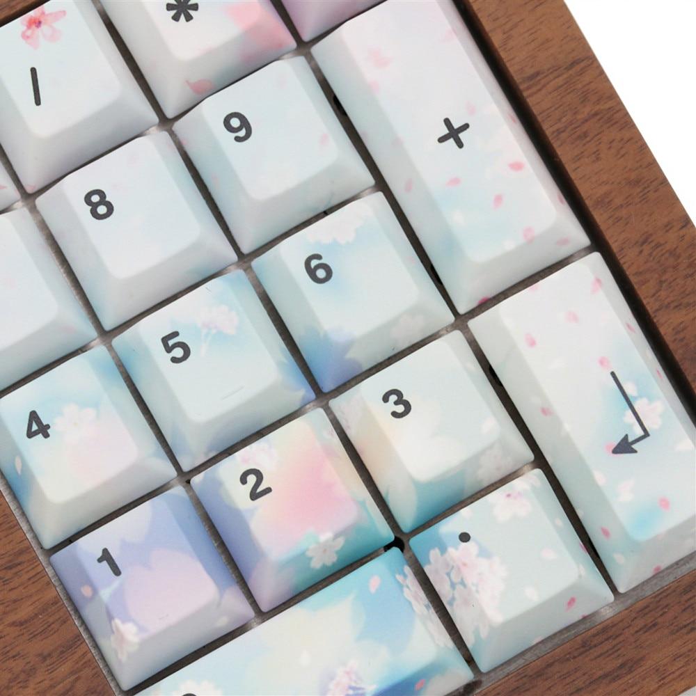 Ink Cherry Blossom Keycaps Set - Diykeycap