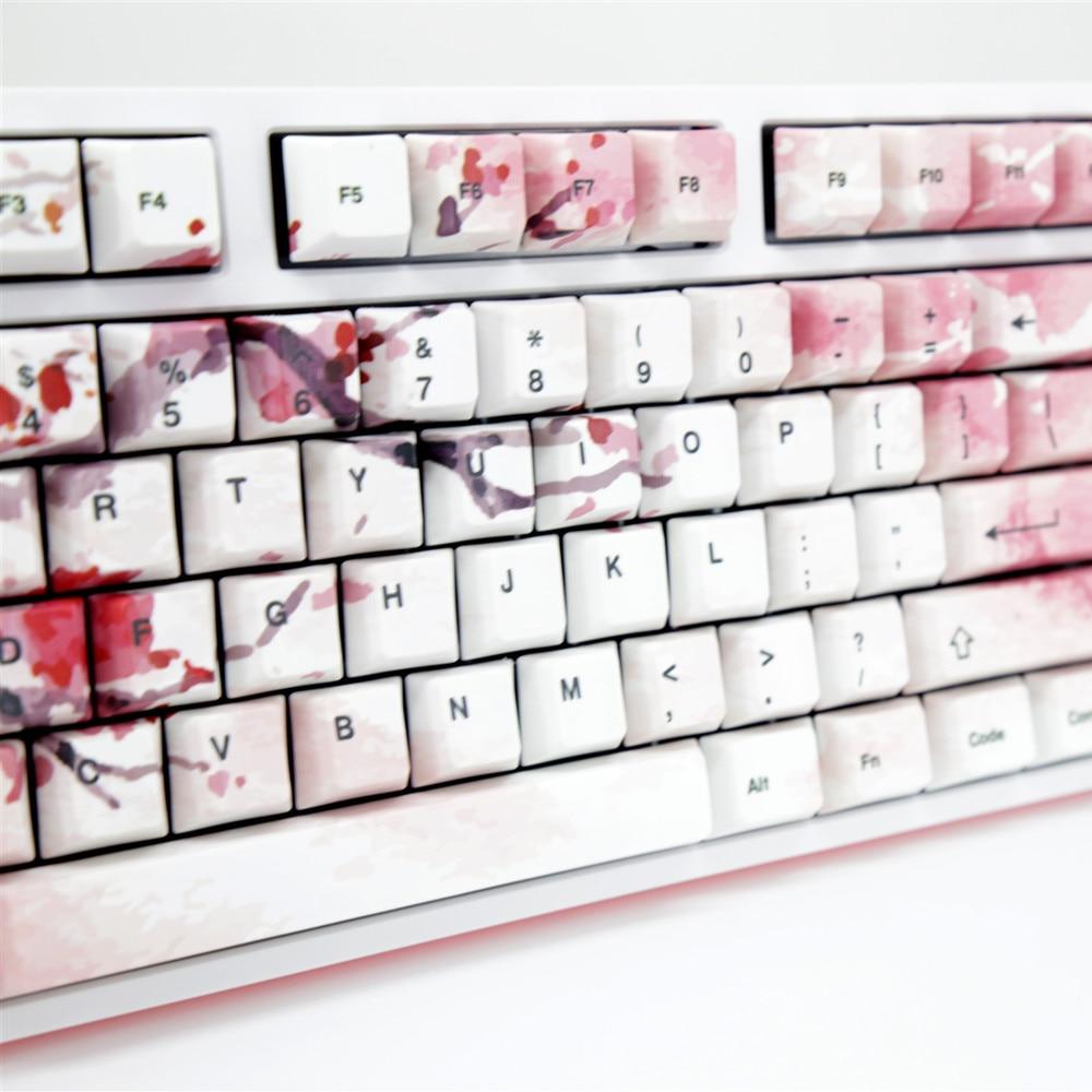 Ink Cherry Blossom Keycaps Set | Diykeycap