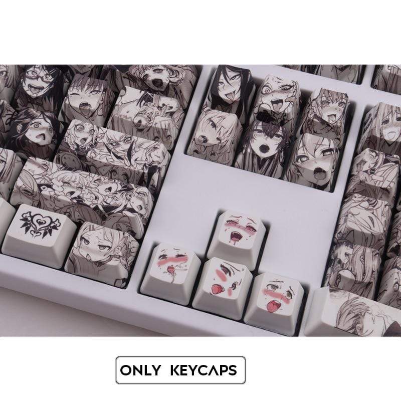 Ahagao Japanese Anime Keycap - Diykeycap