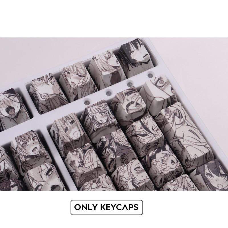 Ahagao Japanese Anime Keycap - Diykeycap