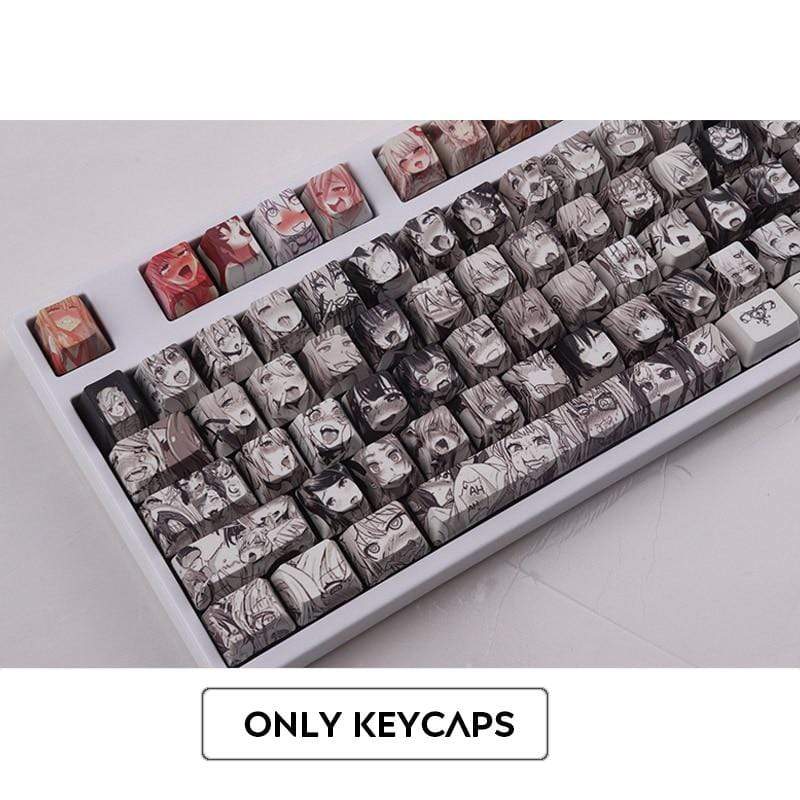 Ahagao Japanese Anime Keycap - Diykeycap