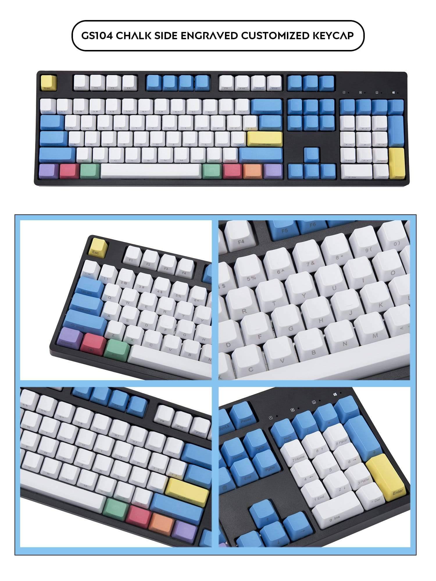 Custom color mixing keycaps - Diykeycap