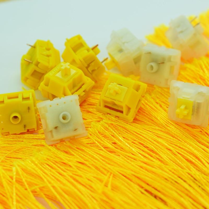 GATERON CAP Yellow Golden Switch - Diykeycap