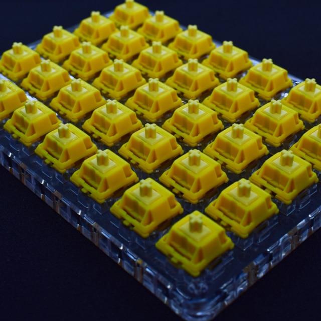 GATERON CAP Yellow Golden Switch - Diykeycap