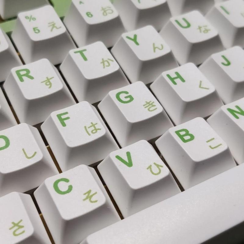 Spring Minimalist Green Keycaps - Diykeycap