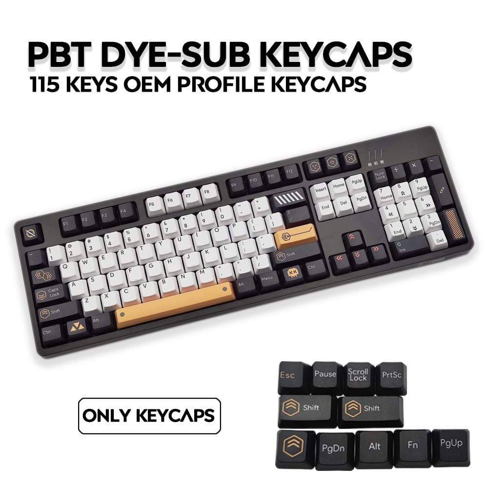 Machine armor keycap set - Diykeycap