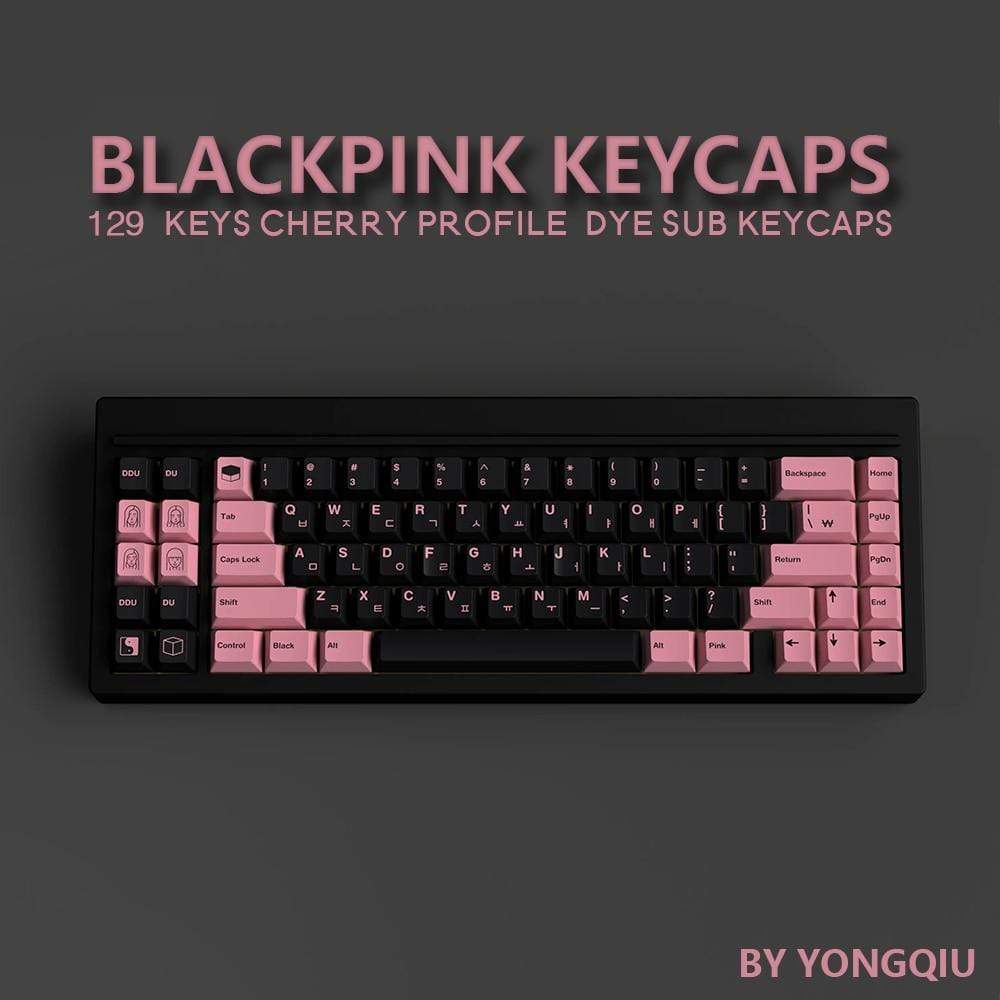 Black Pink Keycap - Diykeycap