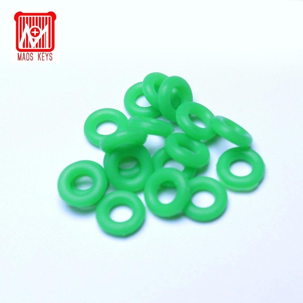 Switch Keycap O-Ring Sound Dampeners White For Mechanical Keyboard Keys 104-Pieces,Key Cap Rubber O-Ring Switch Buffer - Diykeycap