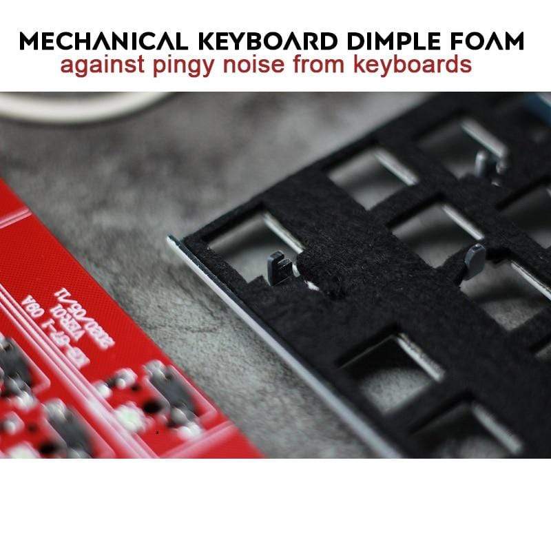 Switch Sound Dampeners sheet Soft Landing Pads Dimple Foam sponge  For mechanical keyboard - Diykeycap
