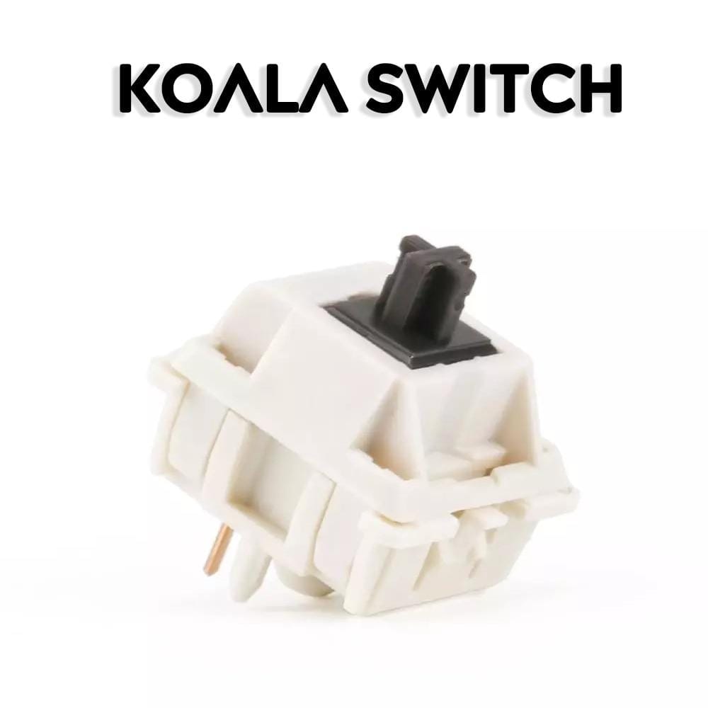 Cream Housing Koala Switches - Diykeycap