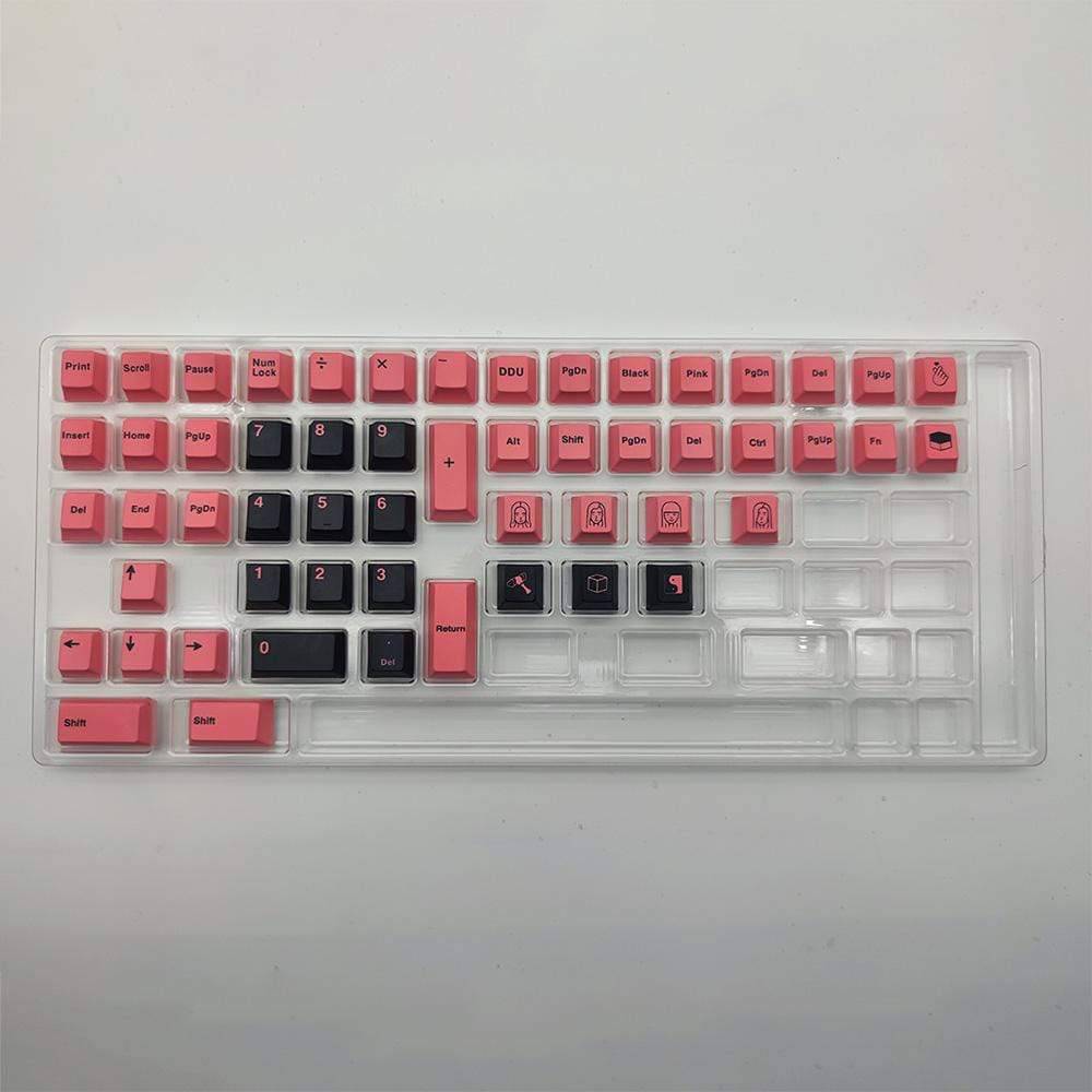 Black Pink Keycap - Diykeycap