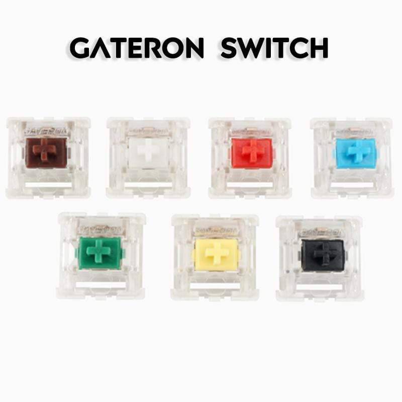 Gateron Switches 3pin Smd RGB Black Red Brown Green White Yellow Cyan Compatible for Mx Mechanical Keyboard Gk61 GK64 Gh60 - Diykeycap