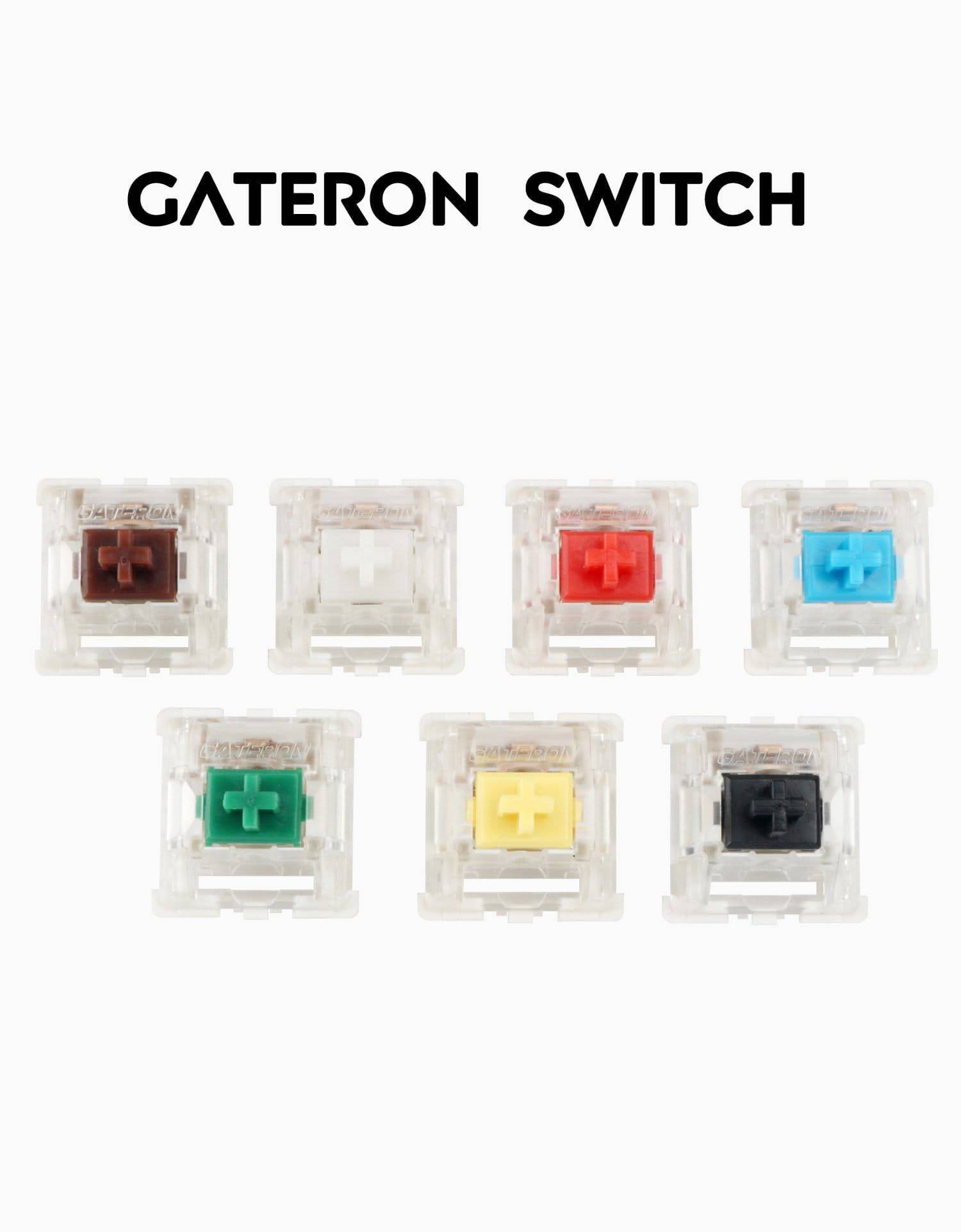 Gateron Switches 3pin Smd RGB Black Red Brown Green White Yellow Cyan Compatible for Mx Mechanical Keyboard Gk61 GK64 Gh60 - Diykeycap