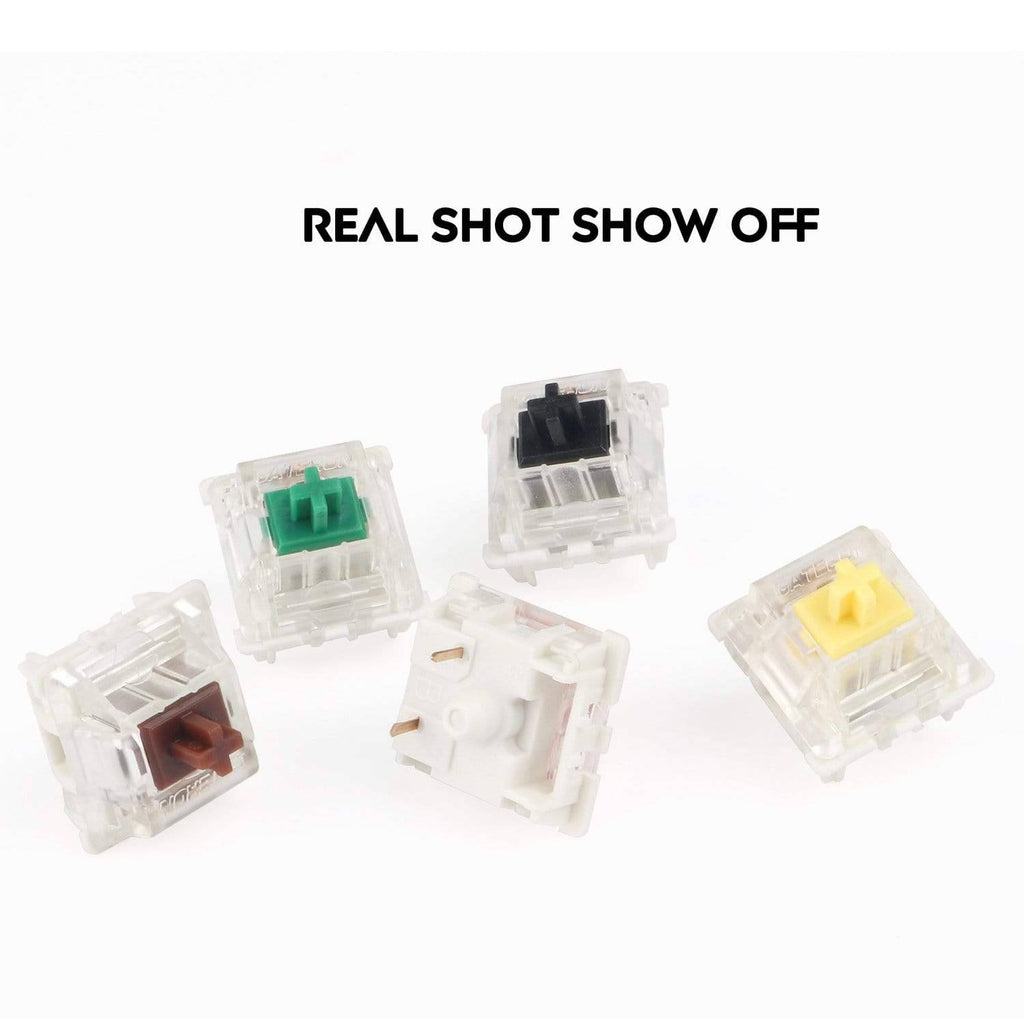 Gateron Switches 3pin Smd RGB Black Red Brown Green White Yellow Cyan Compatible for Mx Mechanical Keyboard Gk61 GK64 Gh60 - Diykeycap