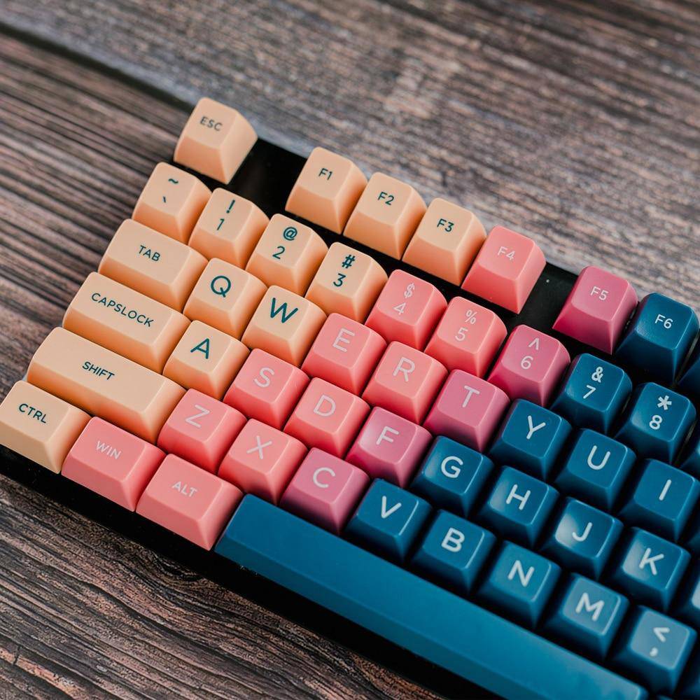 145/112 Key Double Shot  SA Ball Cap Keycap Personalized Gradient Color Elf Keycap For Cherry MX Switch Mechanical Keyboard - Diykeycap
