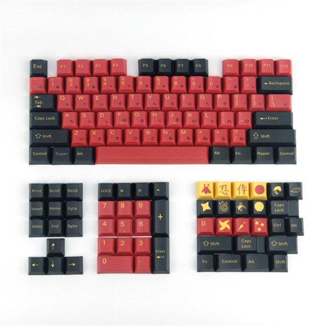 Red Samurai keycaps - Diykeycap