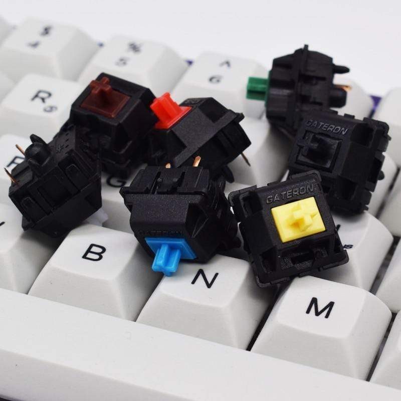 Gateron Switch KS-3 Series Mechanical Keyboard Switches Black Housing Black Yellow White Red Clear Brown Mx Switch - Diykeycap