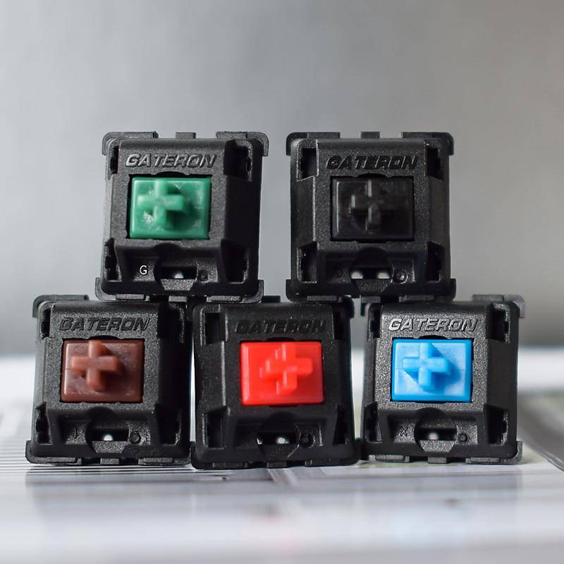 Gateron Switch KS-3 Series Mechanical Keyboard Switches Black Housing Black Yellow White Red Clear Brown Mx Switch - Diykeycap