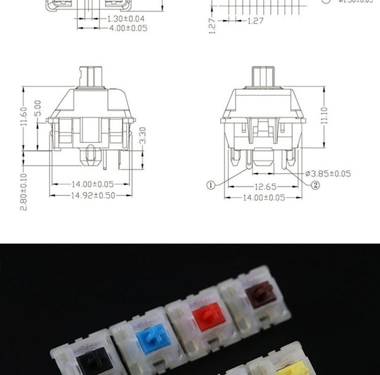 Gateron Milky Switches - Diykeycap