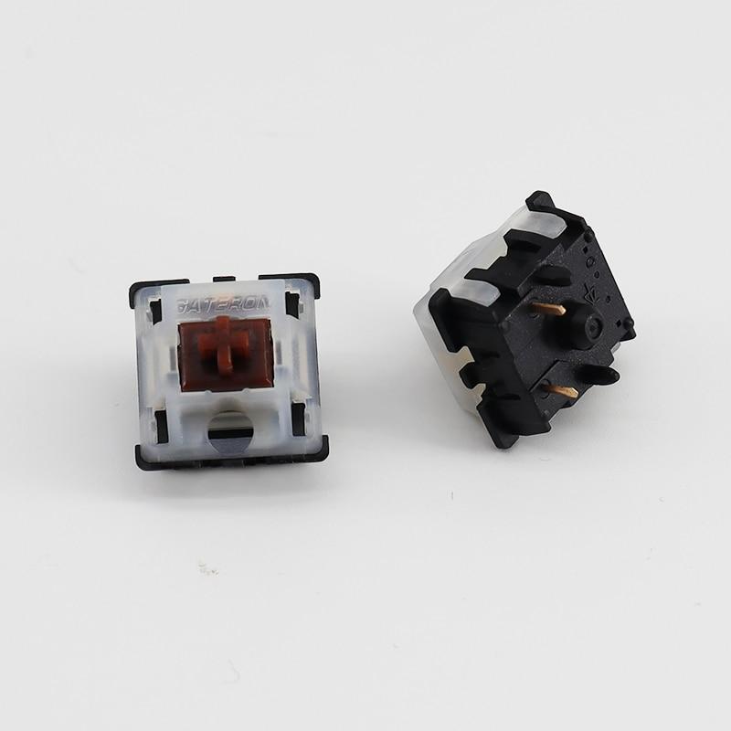 Gateron Switches Milky Top Black Bottom - Diykeycap