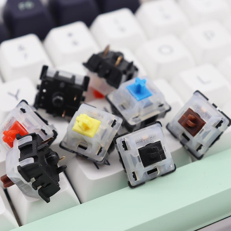 Gateron Switches Milky Top Black Bottom - Diykeycap