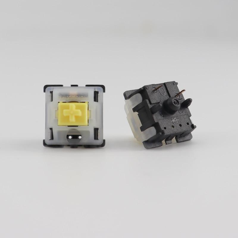 Gateron Switches Milky Top Black Bottom - Diykeycap