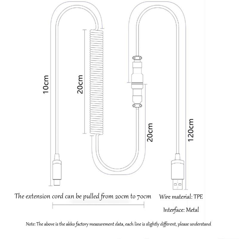 Akko Mechanical Keyboard Data Cable - Diykeycap