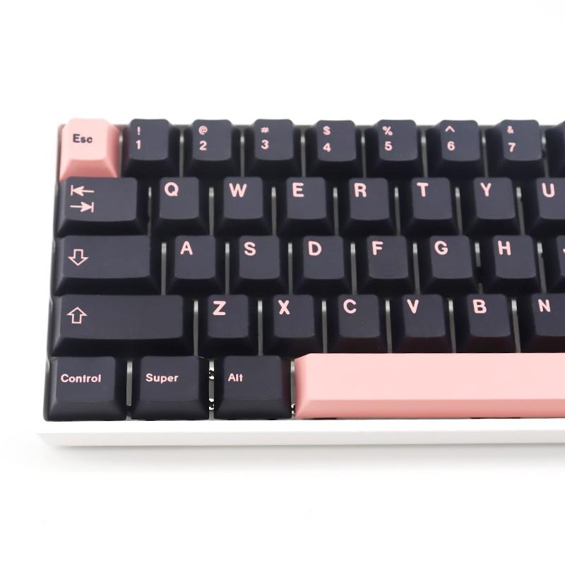 Black Pink Keycaps - Diykeycap