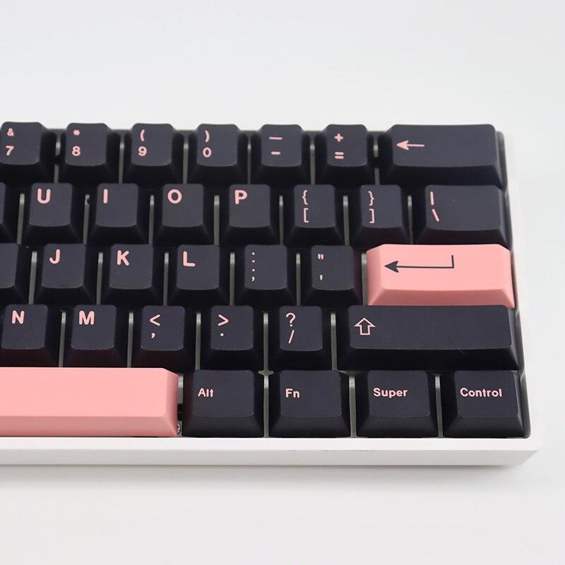 Black Pink Keycaps - Diykeycap
