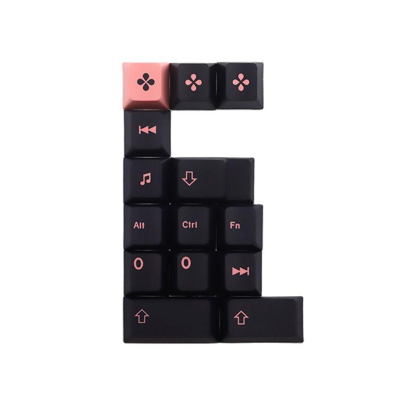 Black Pink Keycaps - Diykeycap