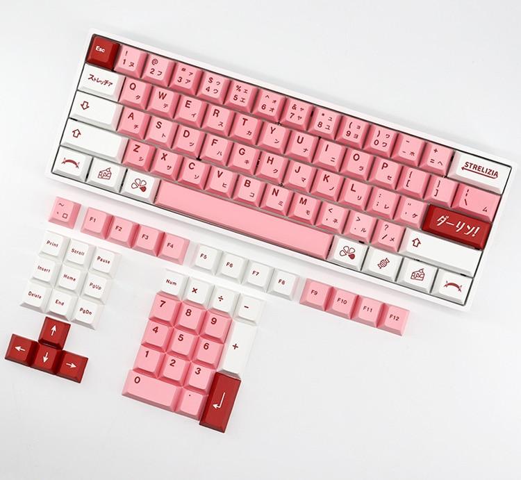 Honey Pink Keycaps Set - Diykeycap