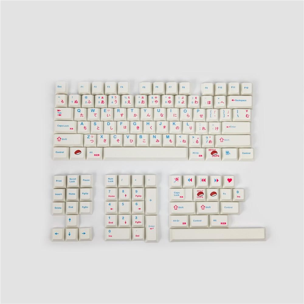 Japanese Sushi Keycaps Mechanical Keyboard Keycap Cherry Profile PBT ...