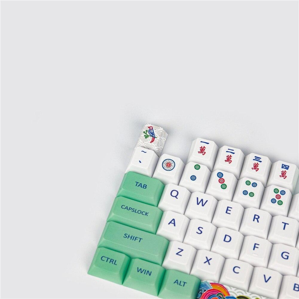 Finch God Mahjong Keycap Sparrow Cherry keycap - Diykeycap