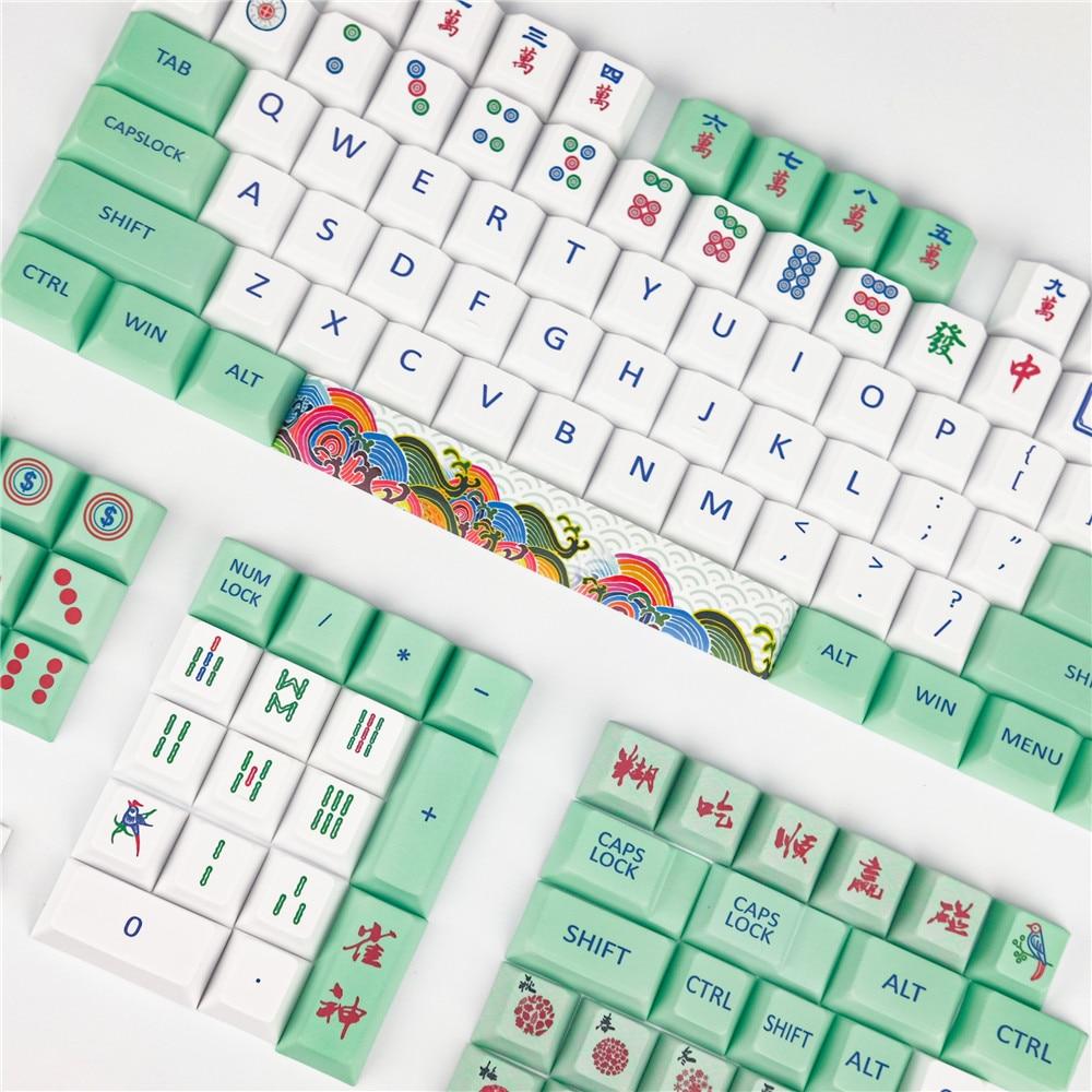 Finch God Mahjong Keycap Sparrow Cherry keycap - Diykeycap
