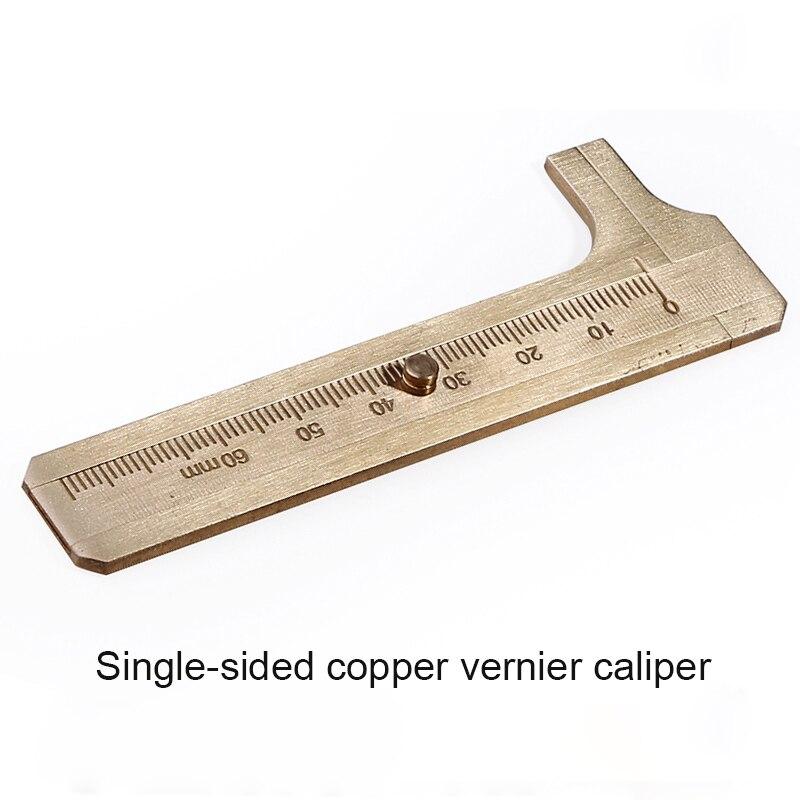 Brass Caliper Single Scale Vernier Caliper - Diykeycap
