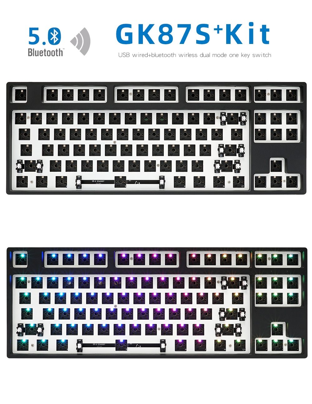 GK87X/XS Bluetooth Mechanical Keyboard Kit - Diykeycap