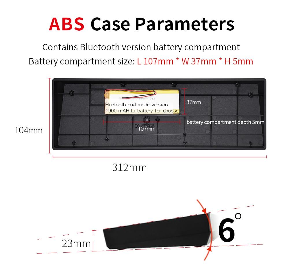 GK68XS Geek Mechanical Keyboard Kit - Diykeycap