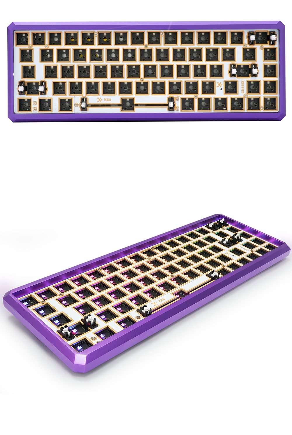 GK68XS Geek Mechanical Keyboard Kit - Diykeycap