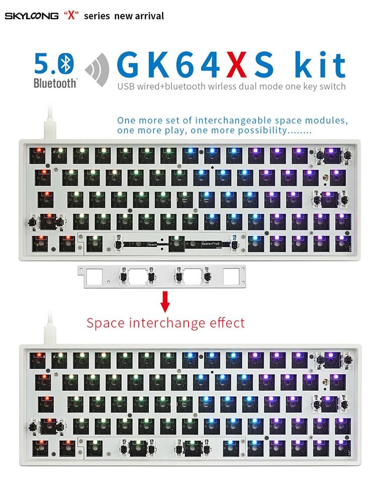 GK64X/XS Mechanical Keyboard Kit - Diykeycap