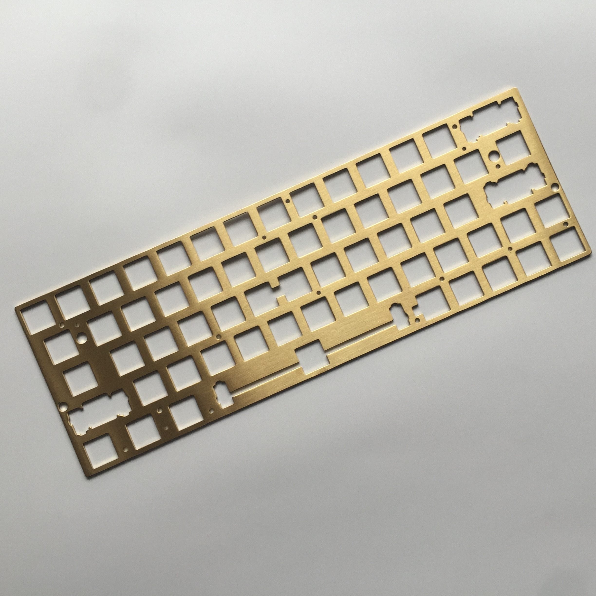 Brass Plate-Mounted Steel Plate Stabilizer - Diykeycap