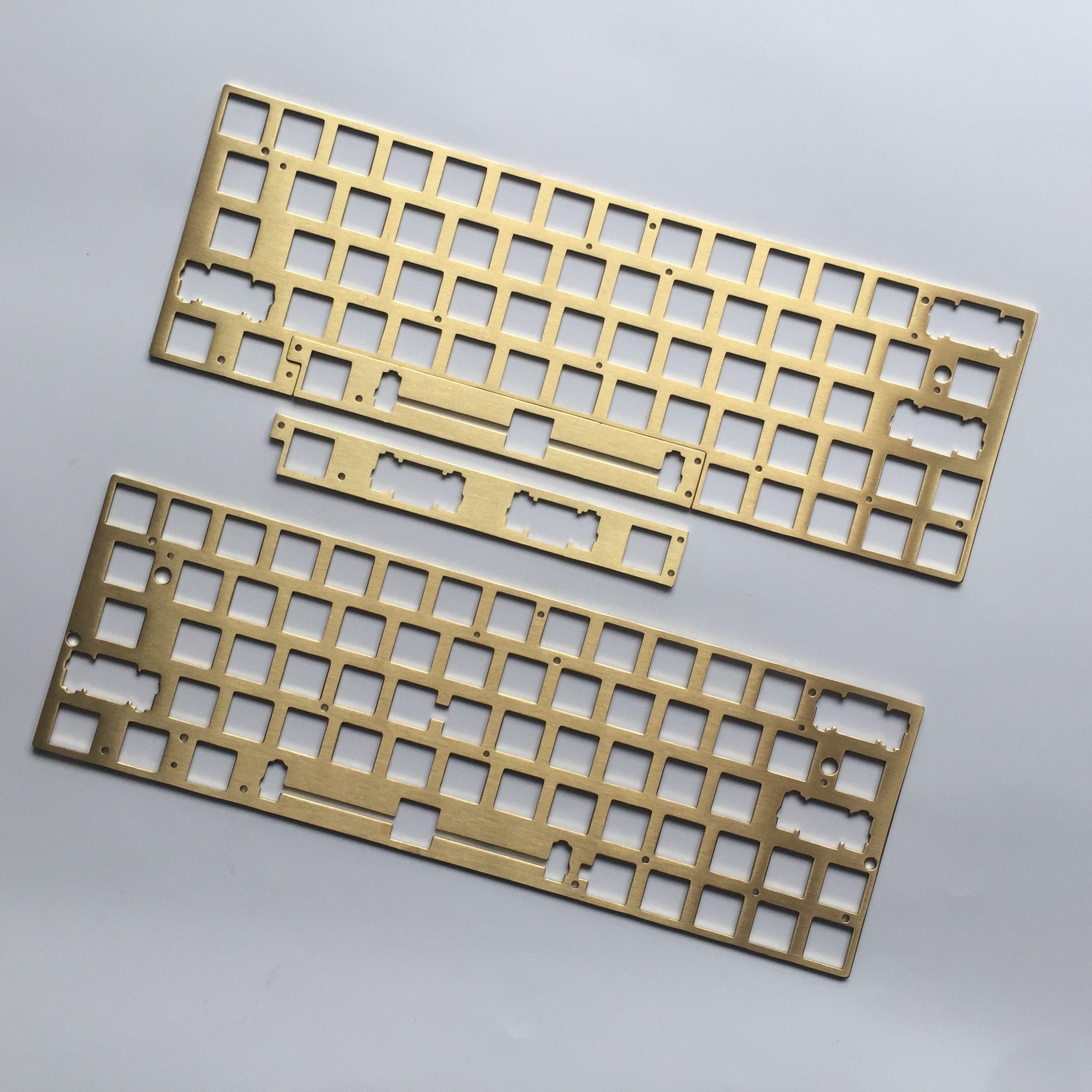 Brass Plate-Mounted Steel Plate Stabilizer - Diykeycap