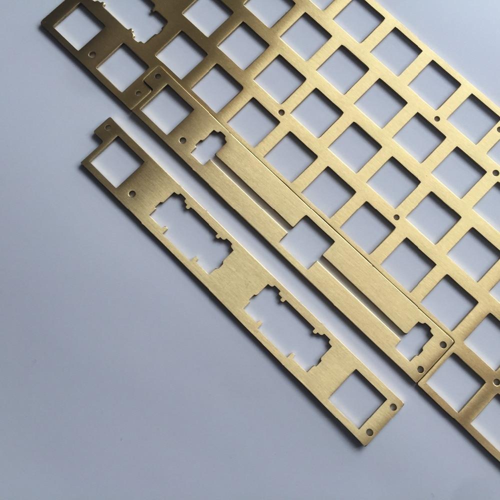 Brass Plate-Mounted Steel Plate Stabilizer - Diykeycap